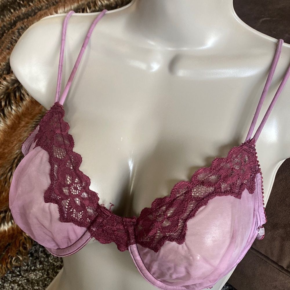 Victoria’s Secret Sheer unlined lace VINTAGE Bra